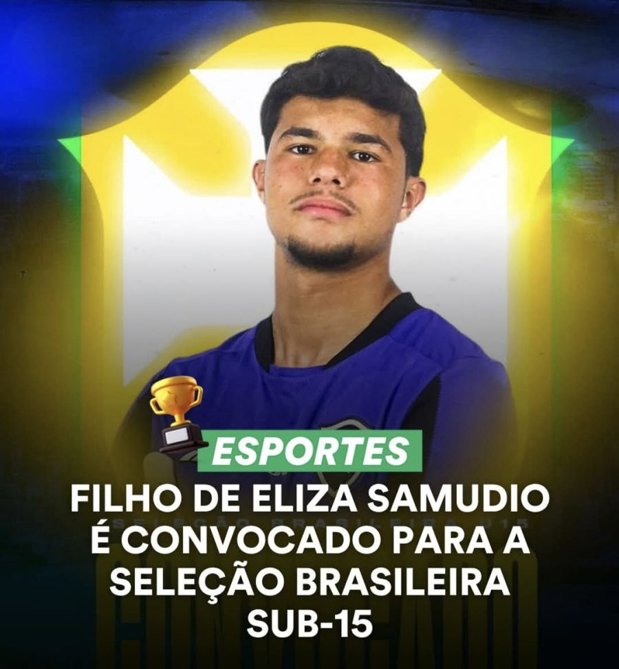 Bruno Samudio, filho da modelo Elisa Samudio e do ex-goleiro Bruno, é convocado para a Seleção Brasileira Sub-15