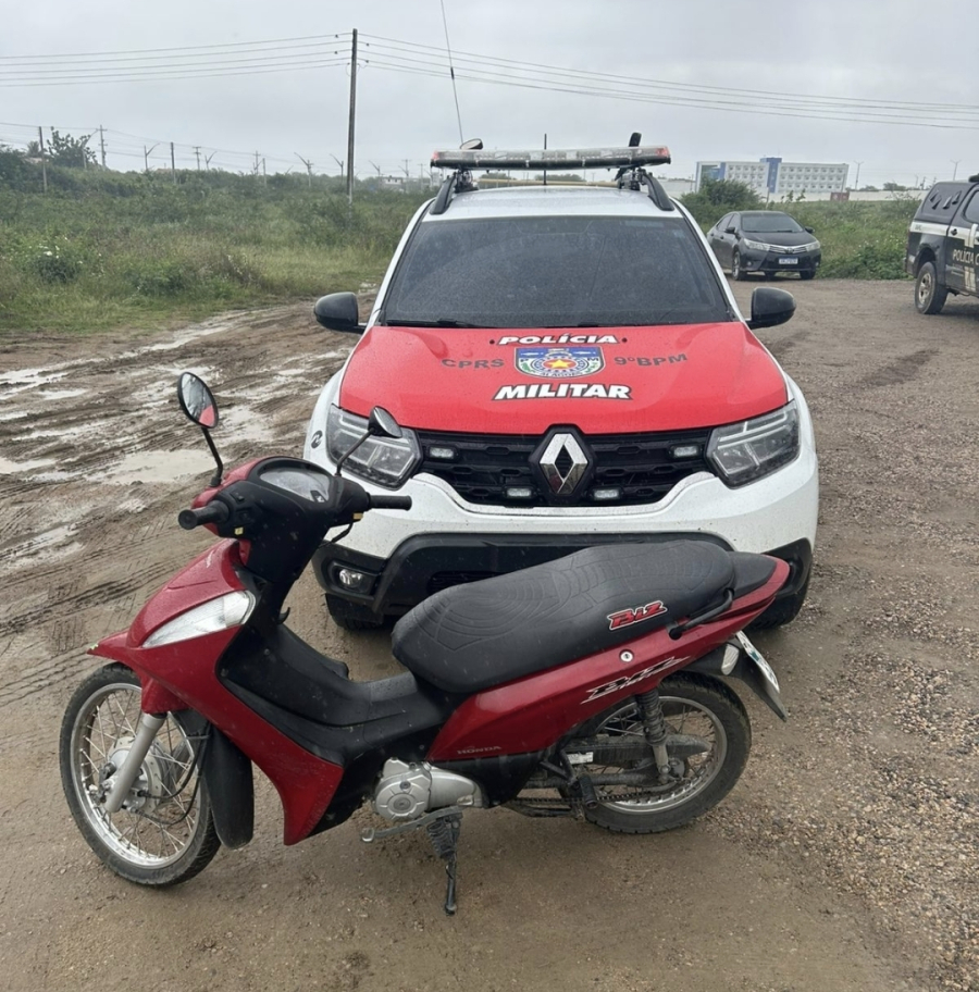Moto abandonada em Delmiro Gouveia pertence a vítima de assalto ocorrido na noite anterior