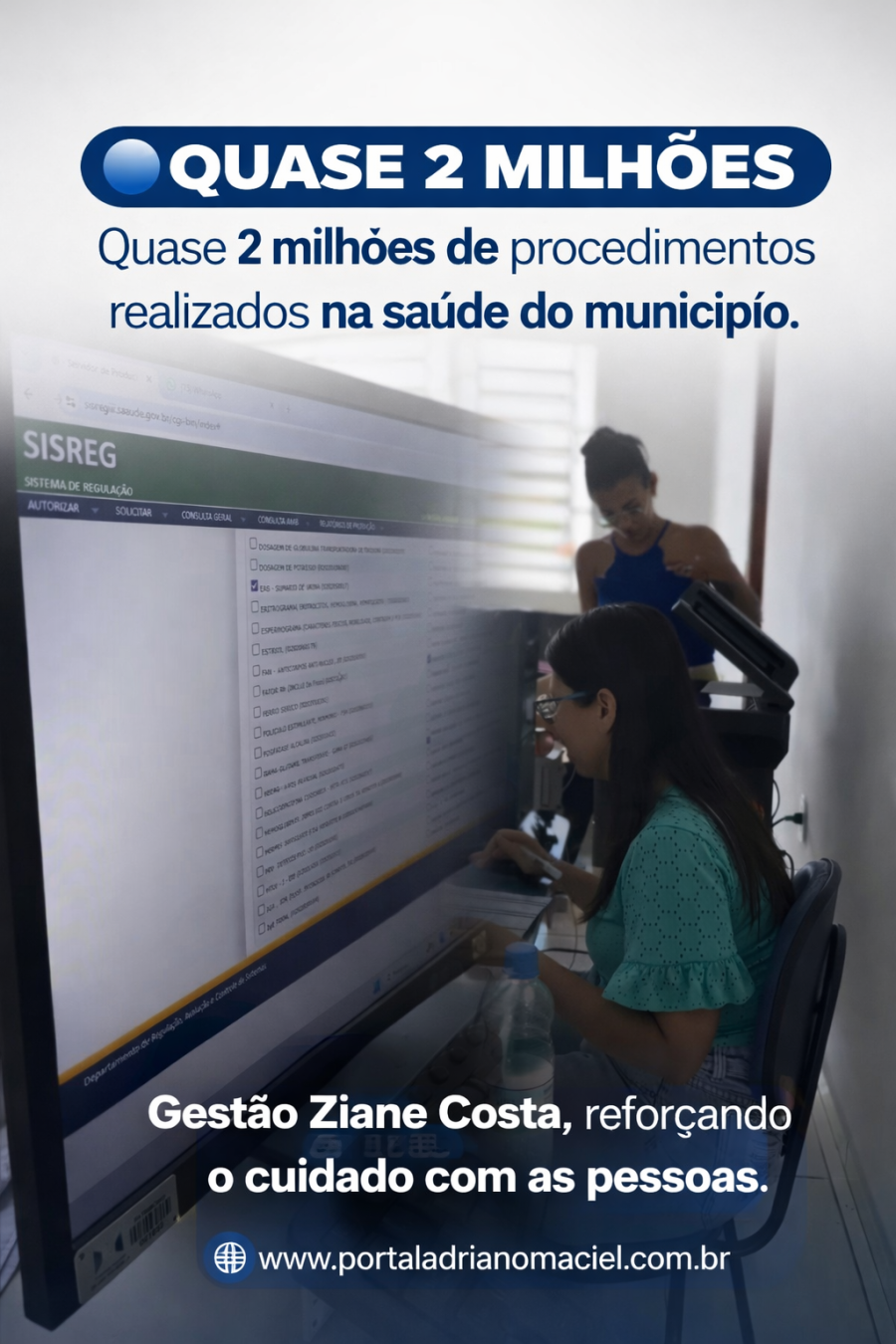 Quase 2 milhões de Procedimentos realizados 