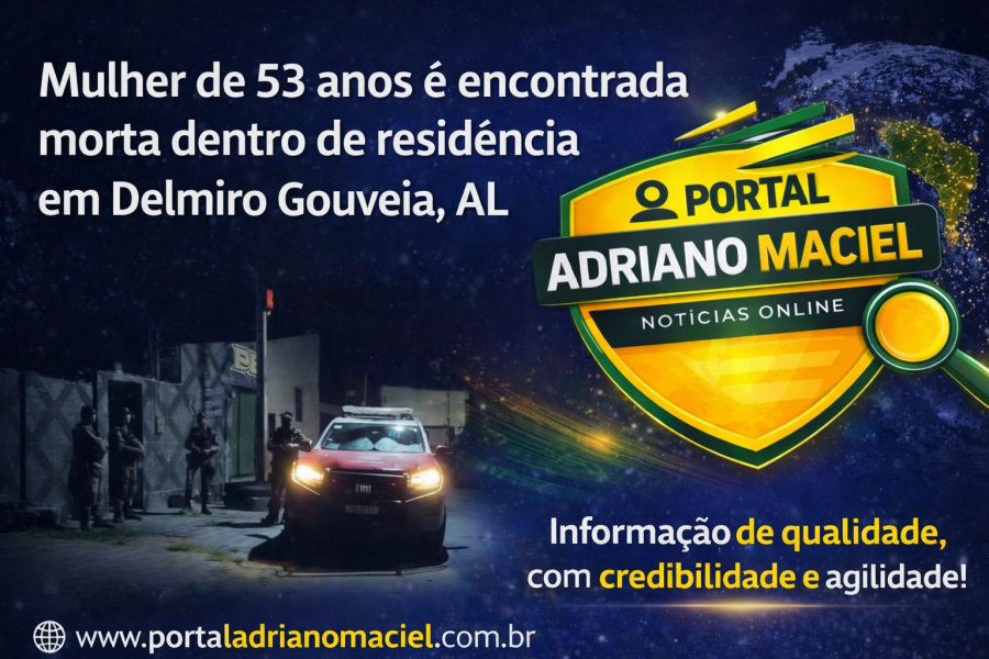 Mulher de 53 anos é encontrada morta em residência no Campo Grande em Delmiro Gouveia, AL