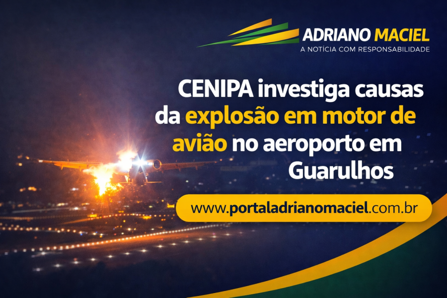 CENIPA Investiga causas de explosão em motor de avião em Guarulhos 