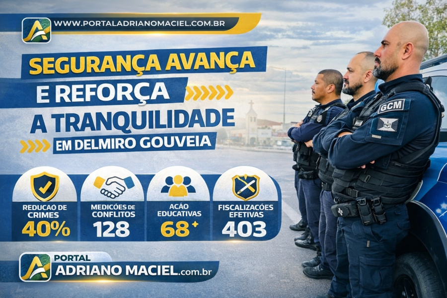Segurança pública avança e reforça tranquilidade em Delmiro Gouveia