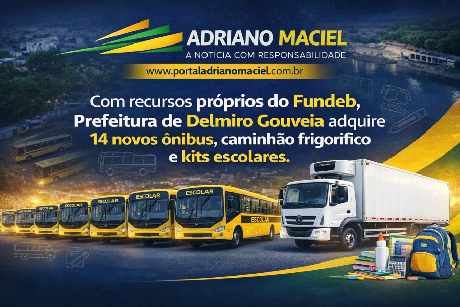 Prefeita Ziane Costa entrega frota de ônibus e novos equipamentos para a educação nesta sexta-feira.
