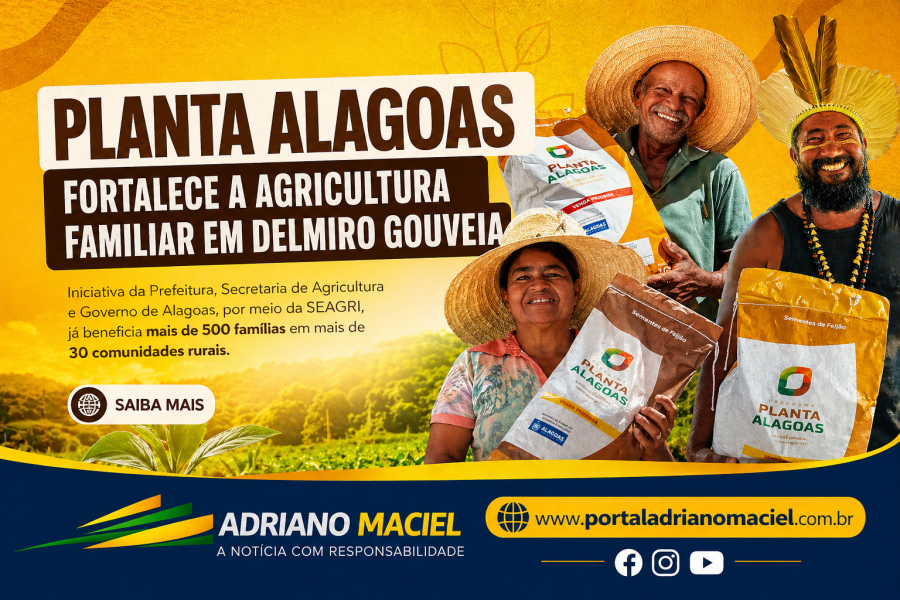 Programa Planta Alagoas fortalece agricultura familiar em Delmiro Gouveia