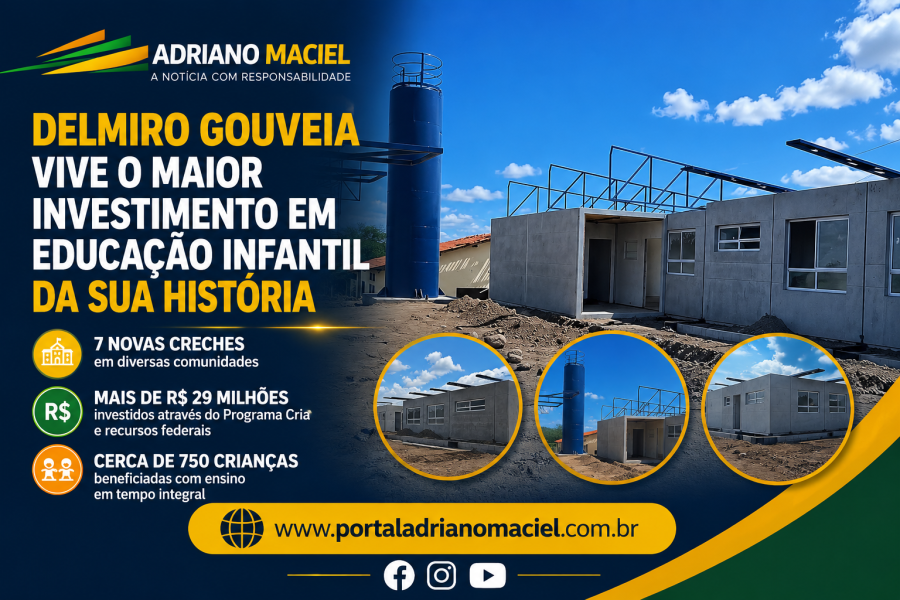 Delmiro Gouveia vive o maior investimento em educação infantil da sua história com construção de novas creches