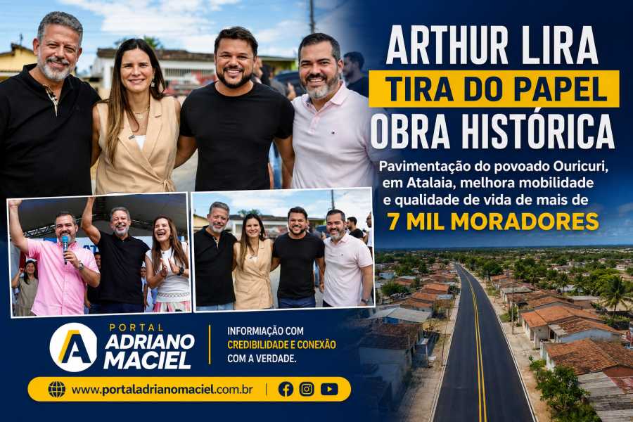 Arthur Lira viabiliza obra histórica e leva pavimentação aguardada há décadas ao povoado Ouricuri, em Atalaia