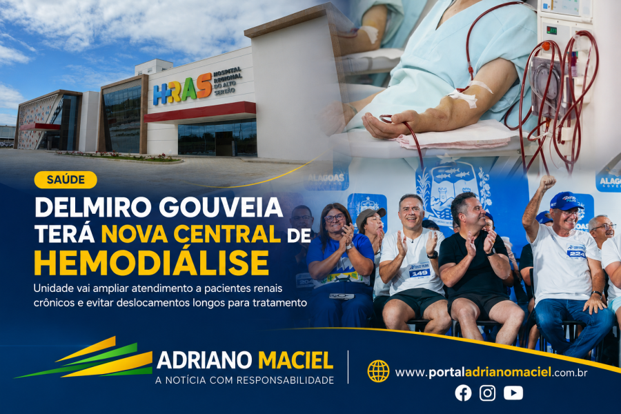 Delmiro Gouveia terá nova Central de Hemodiálise para atender pacientes do Sertão