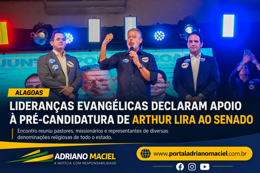 Lideranças evangélicas de Alagoas manifestam apoio à pré-candidatura de Arthur Lira ao Senado