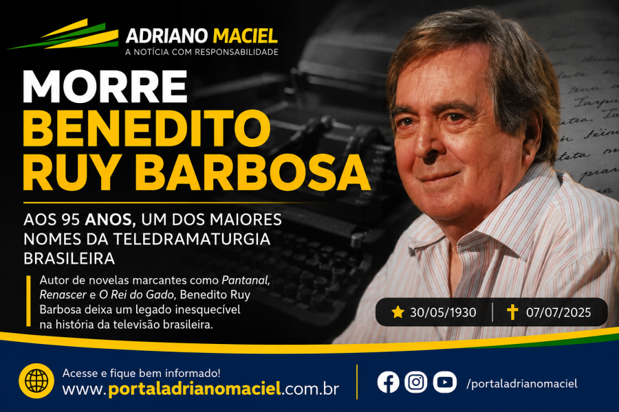 Morre Benedito Ruy Barbosa, um dos maiores autores da teledramaturgia brasileira, aos 95 anos