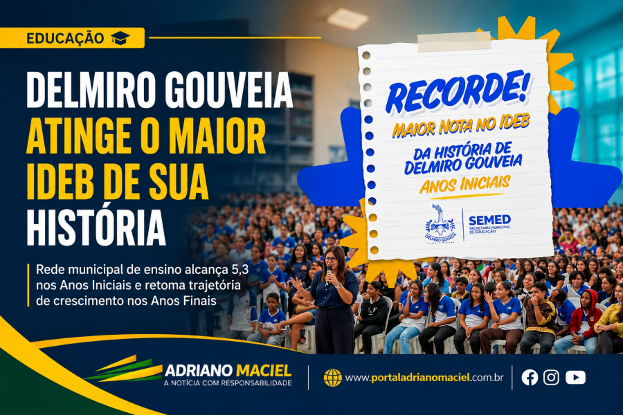 Delmiro Gouveia registra o maior IDEB da história da rede municipal de ensino