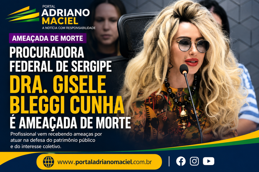 Meu repúdio e solidariedade à Dra. Gisele Bleggi Cunha, procuradora Federal do Estado de Sergipe. 