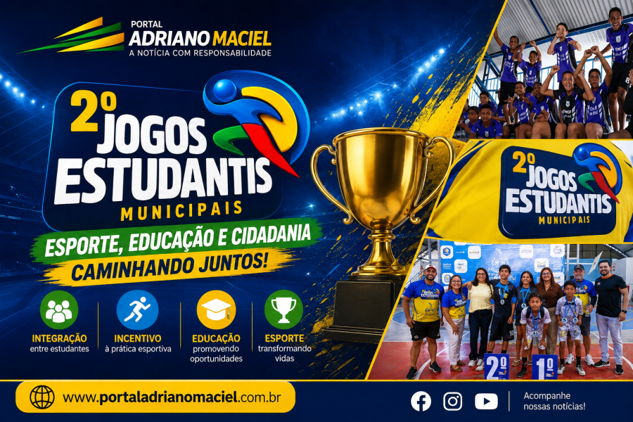 2º Jogos Estudantis da Rede Municipal de Delmiro Gouveia promovem esporte, educação e cidadania