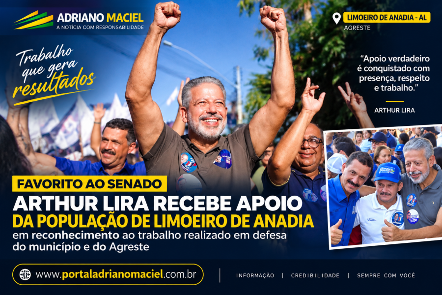 Arthur Lira recebe apoio durante caminhada em Limoeiro de Anadia e destaca investimentos no município