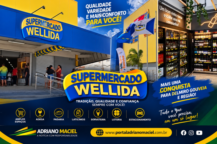 Grupo Wellida inaugura nova unidade do Supermercado Wellida e celebra trajetória de sucesso