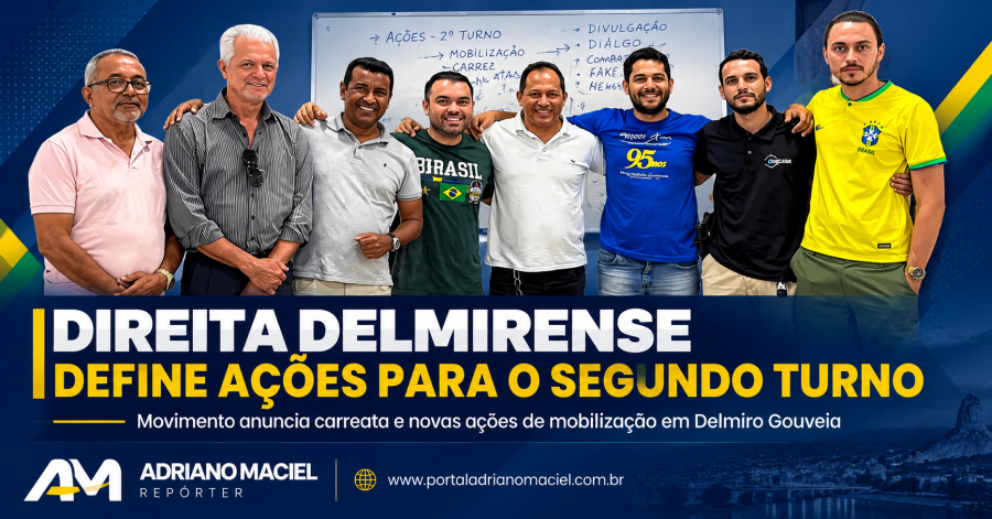 Direita Delmirense define ações para o segundo turno e anuncia carreata