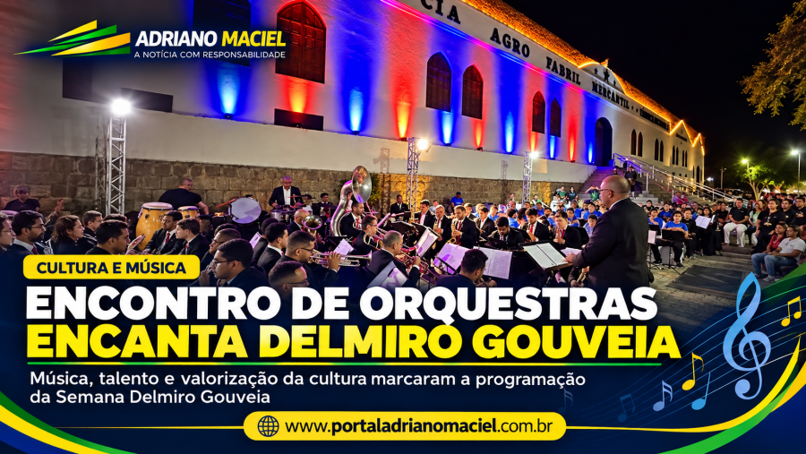 Encontro de Orquestras encanta o público e valoriza a cultura durante a Semana Delmiro Gouveia