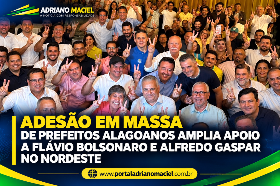 Alfredo Gaspar articula apoio de prefeitos alagoanos à candidatura de Flávio Bolsonaro no segundo turno